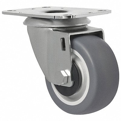 GRAINGER 1G190 Standard Plate Castor Swivel 150 lb.