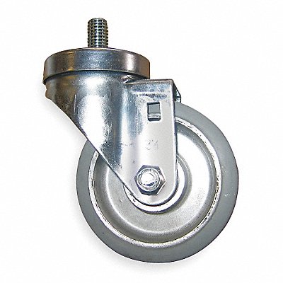 WESCO 108457 Swivel Castor 3 1/2 In Mold On Rubber