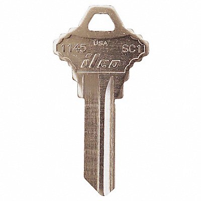 KABA ILCO 1145SC1 Key Blank Brass Type SC1 5 Pin PK10