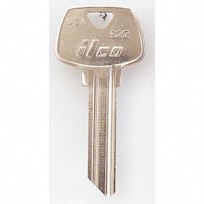 KABA ILCO S22 Key Blank Brass Type S22 6 Pin PK10