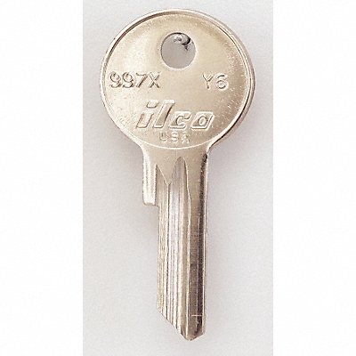 KABA ILCO 997XY6 Key Blank Brass Type Y6 4 Pin PK10