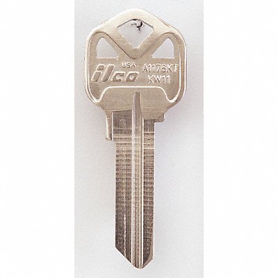 KABA ILCO A1176KTKW11 Key Blank Brass Type KW11 6 Pin PK10