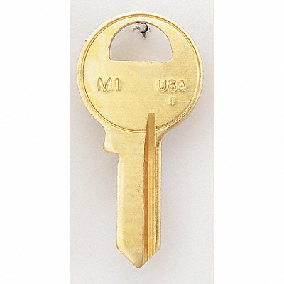 KABA ILCO M1BR Key Blank Brass Type 1092 4 Pin PK50
