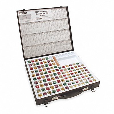 KABA ILCO 797008XColorPinKit Commercial Color Pin Kit Steel