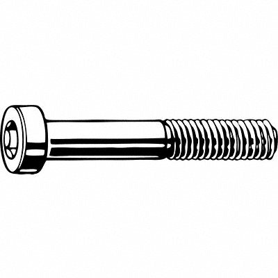 GRAINGER M070802000050 Socket Head Cap Screw (SHCS) Steel M20-2.5 50mm L PK10