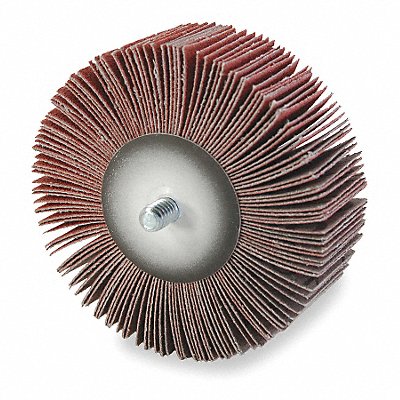 ARC ABRASIVES 12348 Flap Wheel 3 in Dia 1 in W 120 Grit