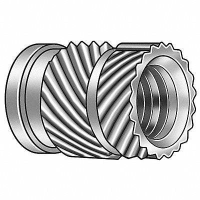 GRAINGER HI324WHPK25 Ultrasonic Insert 3/8-24 Straight PK25
