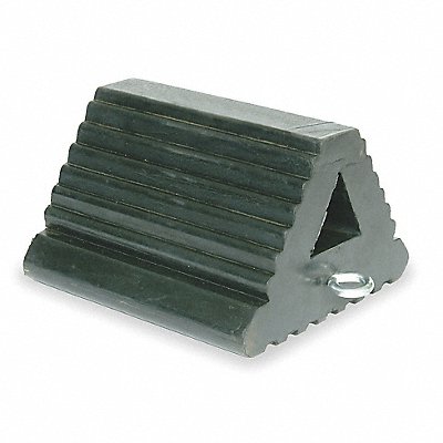 GRAINGER 1GUL1 Wheel Chock 9In W x 6 InH Black