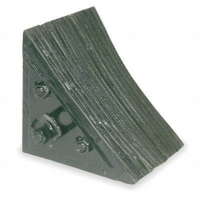 GRAINGER 1GUL4 Wheel Chock 7 In W x 7 3/4 In H Black