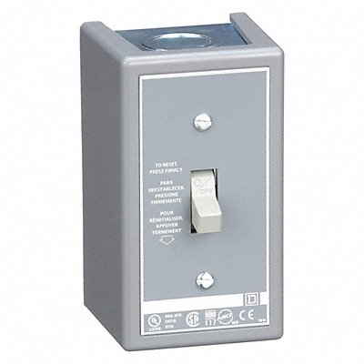 SQUARE D 2510FG2 Manual Motor Start NEMA Toggle Switch Therm