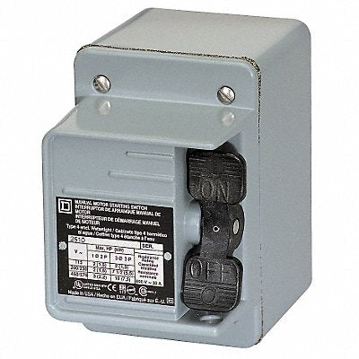 SQUARE D 2510KW1 ManualMotorSwitch NEMA4 ToggleSwitch