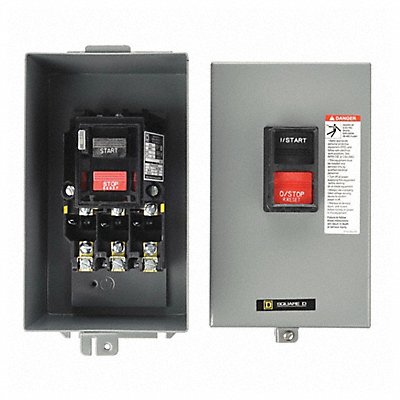 SQUARE D 2510MBA2 Manual Motor Starter NEMA Push Button Therm
