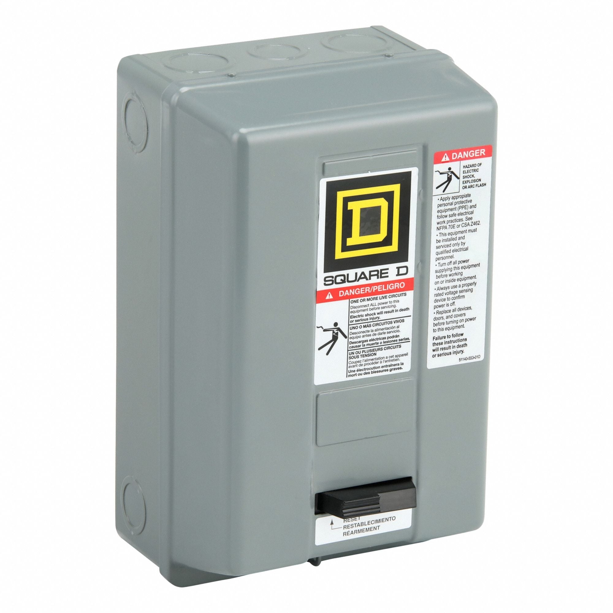 SQUARE D 8536SBG2V06 Magnetic Motor Starter Thermal 480V AC
