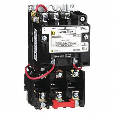 SQUARE D 8536SCO3V02S MagneticMotorStarter Thermal 110/120VAC