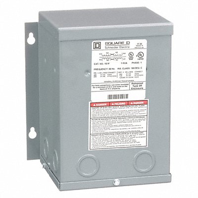 SQUARE D 1S1F Transformer 1kVA 240VAC 480VAC
