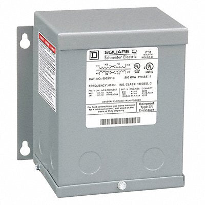 SQUARE D 500SV1B Transformer 500VA 240VAC 480VAC