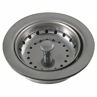 GRAINGER 1HEG4 Sink Drain 4 in Dia SS