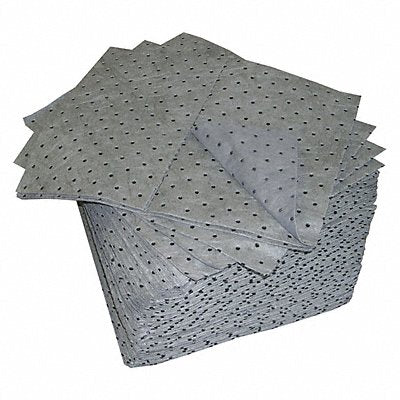 OIL-DRI L90530 Absorbent Pad Universal Grey PK100