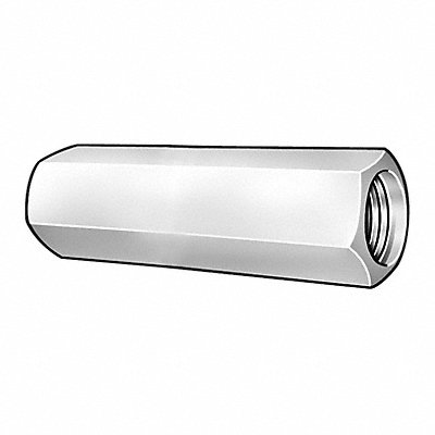 GRAINGER 250269BG Coupling Nut 316 Stainless Steel 5/8 -11 13/16 x21/8 2PK