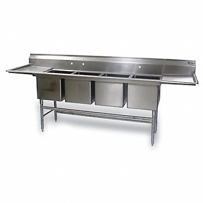EAGLE GROUP FN2072418143 Eagle Corner Sink Rectangle 18inx20inx14in