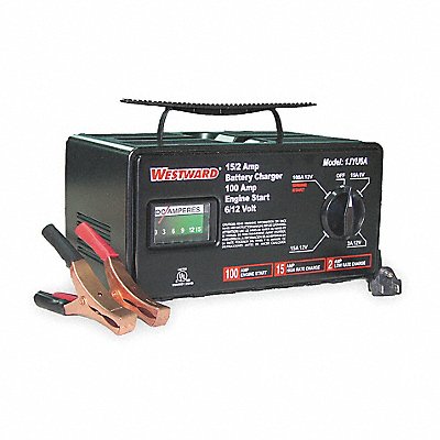 WESTWARD 1JYU6 Battery Charger 6/12V (M) 100 A Start