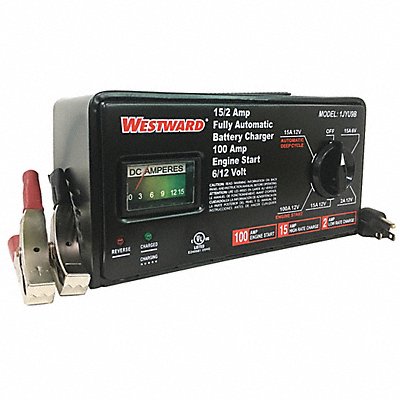WESTWARD 1JYU9 Battery Charger 6/12V (A) 100 A Start