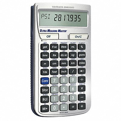 CALCULATED INDUSTRIES 8025 Construction Calculator 7.0x1.0x5.0 In