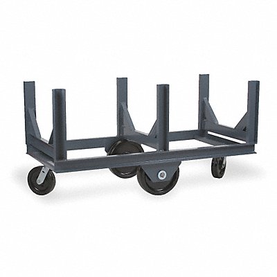 GRAINGER BCTE28964K95 Mobile Bar Cradle Rack H 30 W 28 L 96