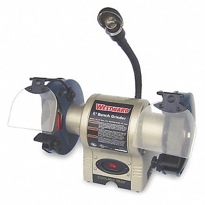 WESTWARD 1KEL8 Bench Grinder 6 36 Grit 1/3HP