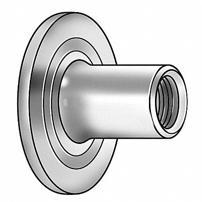 GRAINGER 1LAE3 Round Weld Nut Steel 1/4 -20 3Proj 50PK