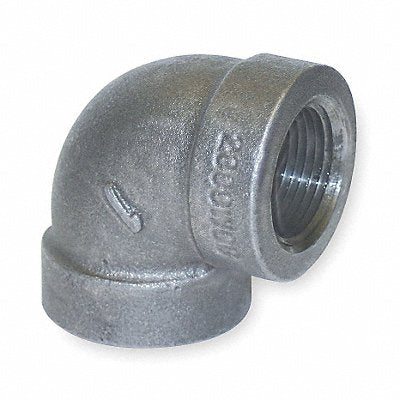 GRAINGER 1LBH2 90 Elbow Malleable Iron 1 1/2 in