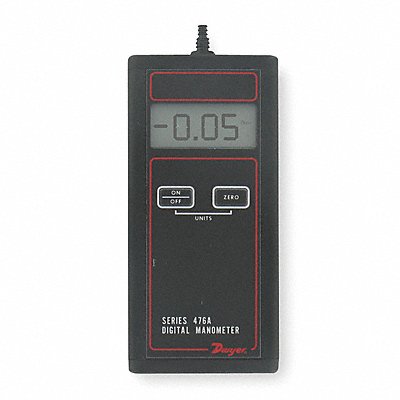 DWYER 476A0 Digital Manometer -20 in wc to 20 in wc