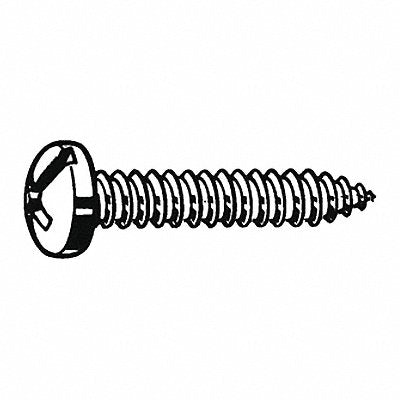 GRAINGER U266610210200 Sheet Metal Screw Screw Size #12 Zinc 2 L PK100