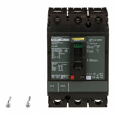 SQUARE D HGL36030 Circuit Breaker 30A 3P 600VAC HG