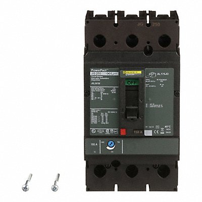 SQUARE D JGL36150 Circuit Breaker 150A 3P 600VAC JG