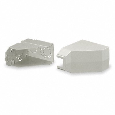 HUBBELL WIRING DEVICE-KELLEMS PLP1CACF Ceiling Adaptor White PVC Lan-Trak