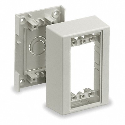 HUBBELL WIRING DEVICE-KELLEMS PT12SBA Device Box PVC Boxes