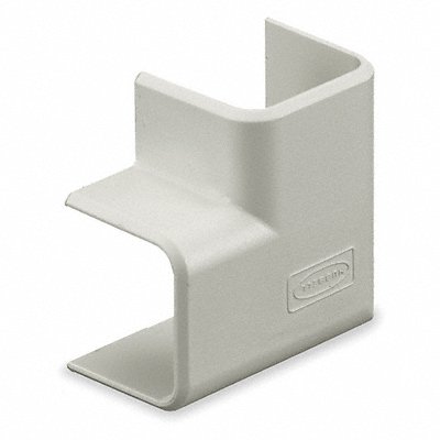 HUBBELL WIRING DEVICE-KELLEMS PT1FE Flat Elbow Cover White PVC Elbows PK5
