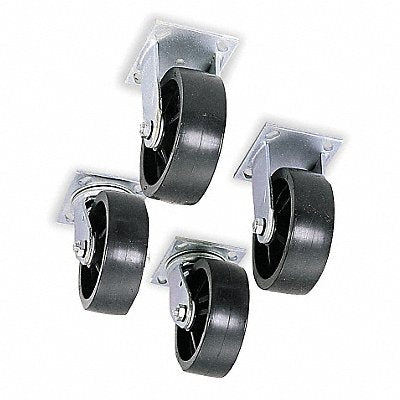 DELTA 1321990 Black Castor Set 6 in Dia.