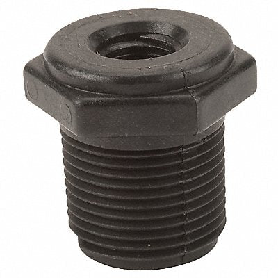 GRAINGER RB075025 Reducing Bushing 3/4 x 1/4 in Black NPT