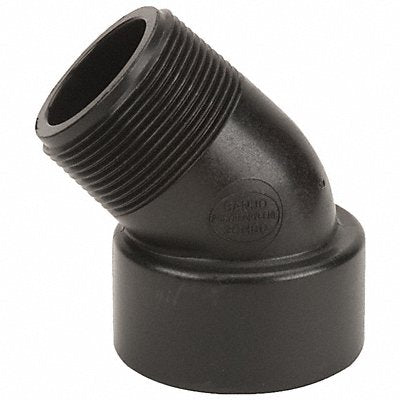 GRAINGER SL15045 Street Elbow 45 Degrees 1 1/2 in NPT