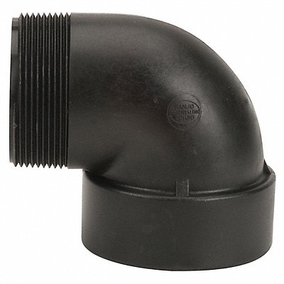 GRAINGER SL30090 Street Elbow 90 Degrees 3 in FNPT x MNPT