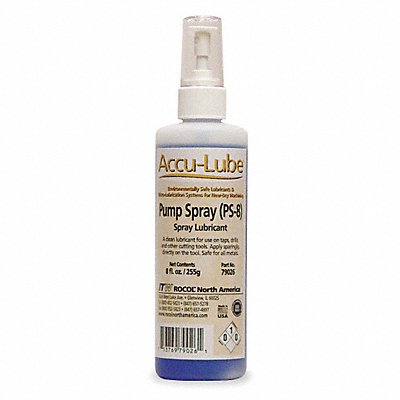 ACCU-LUBE 79026 Cutting Oil 8oz Non-Aerosol Spray Bottle