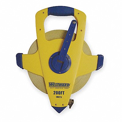WESTWARD 1MKT5 Long Tape Measure 1/2Inx200ft Fiberglass