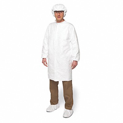 DUPONT IC263SWH4X00300B D1431 Frock 4XL White Tyvek® IsoClean® PK30