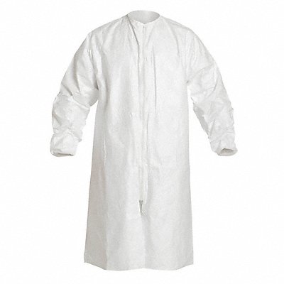 DUPONT IC264SWHSM00300B D1433 Laboratory Coat S White Tyvek® IsoClean® PK30