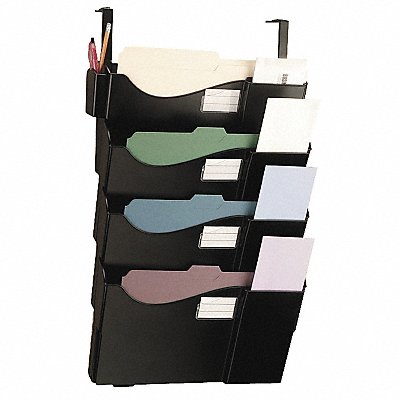 OFFICEMATE 21728 Wall Rack Letter/Legal 4 Pockets