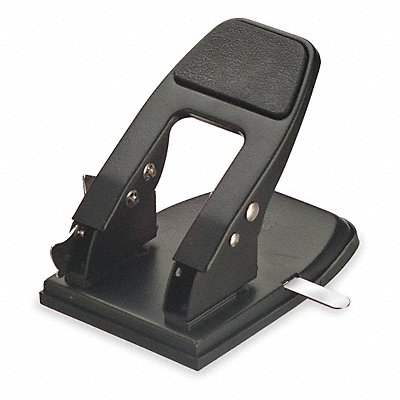 OFFICEMATE 90082 Heavy Duty Paper Punch Two Hole Blk