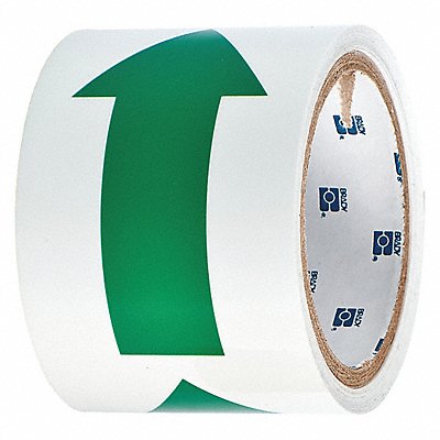 BRADY 90974 Floor Tape Green 3 inx15 ft Roll
