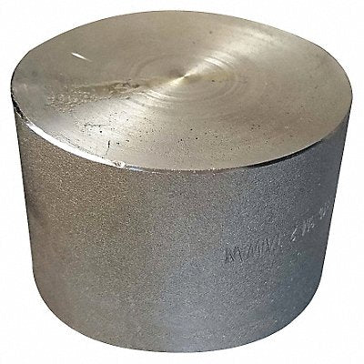 GRAINGER 1MND9 Round Cap Forged Steel 1/4 in FNPT